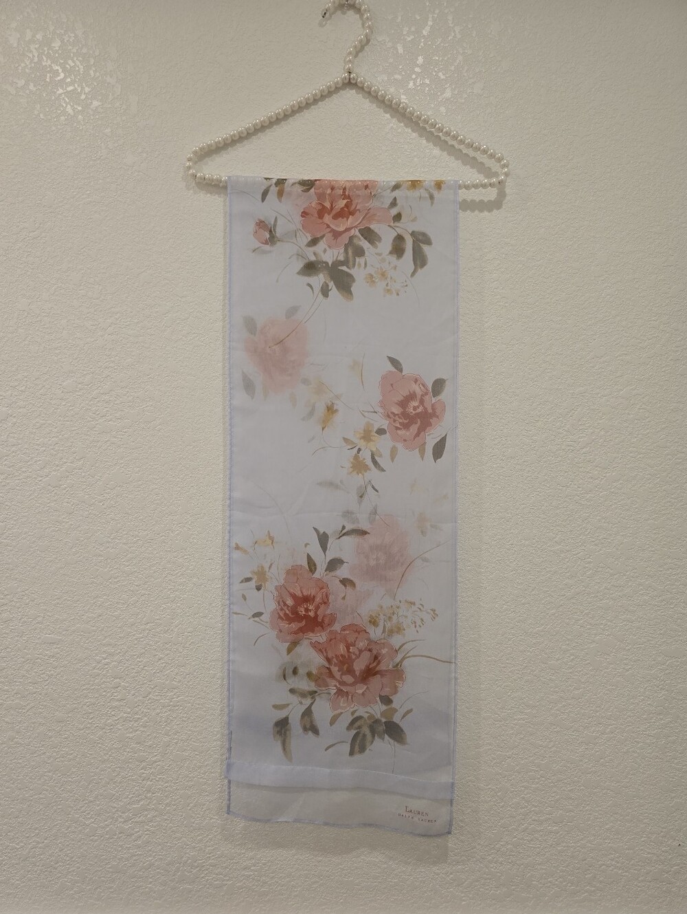 Lauren Ralph Lauren pastel floral print scarf